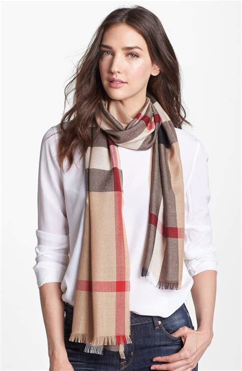 burberry ruffle scarg|Burberry check scarf.